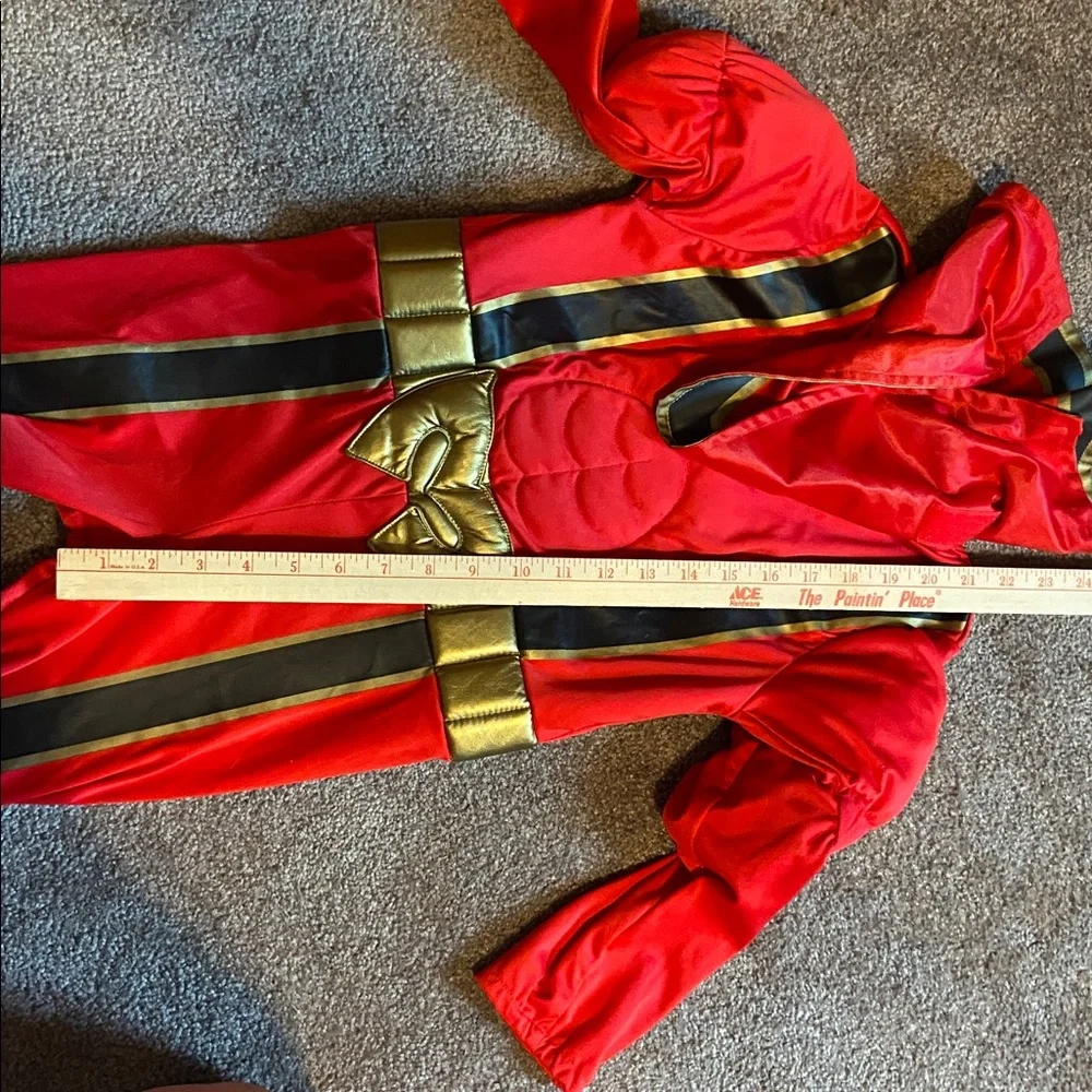 Disney Red Power Rangers Halloween Costume Youth Small